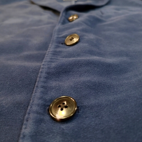 BOGLIOLI Navy Blue SOFT COTTON Unstructured Casual Jacket 3 Button (54IT) US 42 - Picture 5 of 12